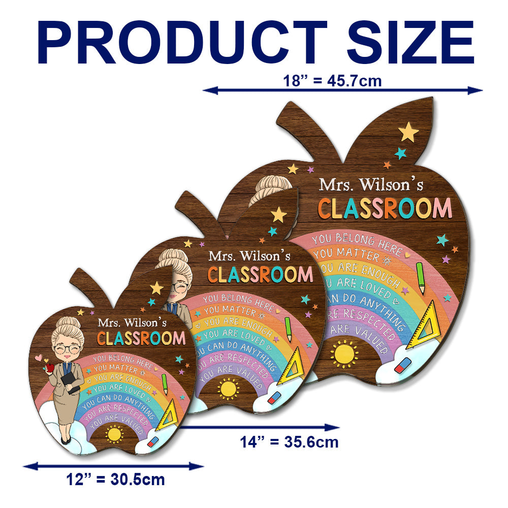 You Belong Here  - Personalized Custom Wood Sign