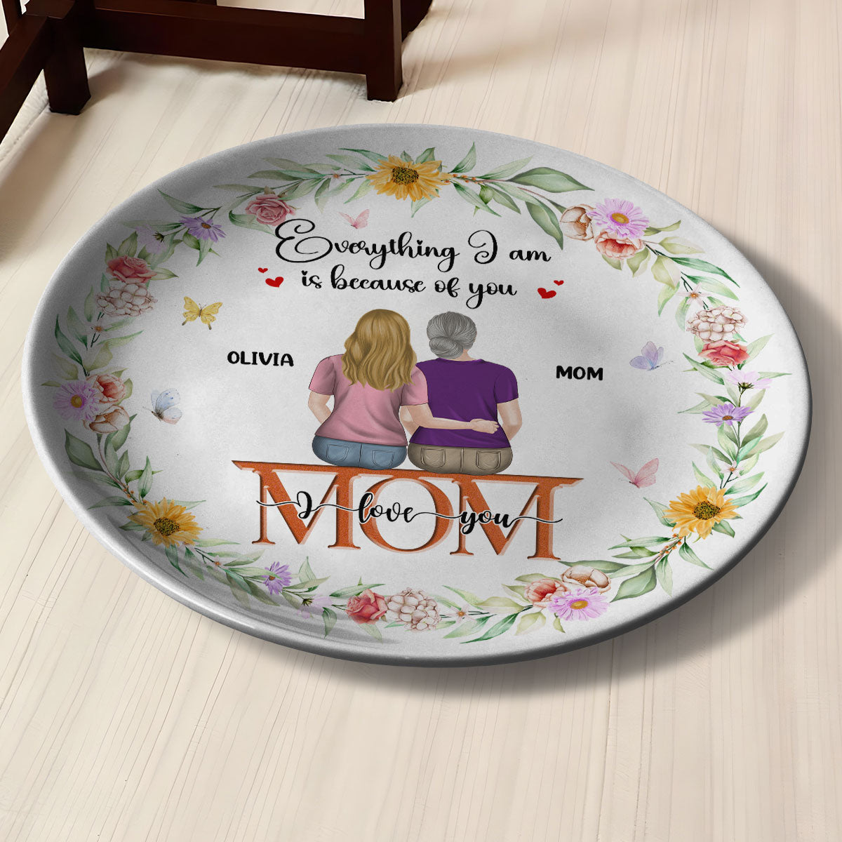 We Love You - Personalized Custom Plate