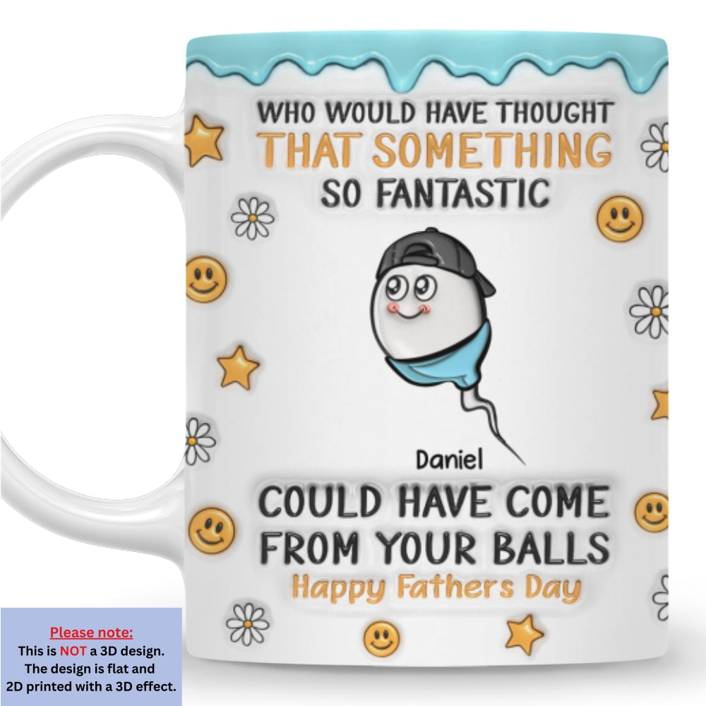We All Came From There - Personalized Custom 3D Inflated Effect Mug
