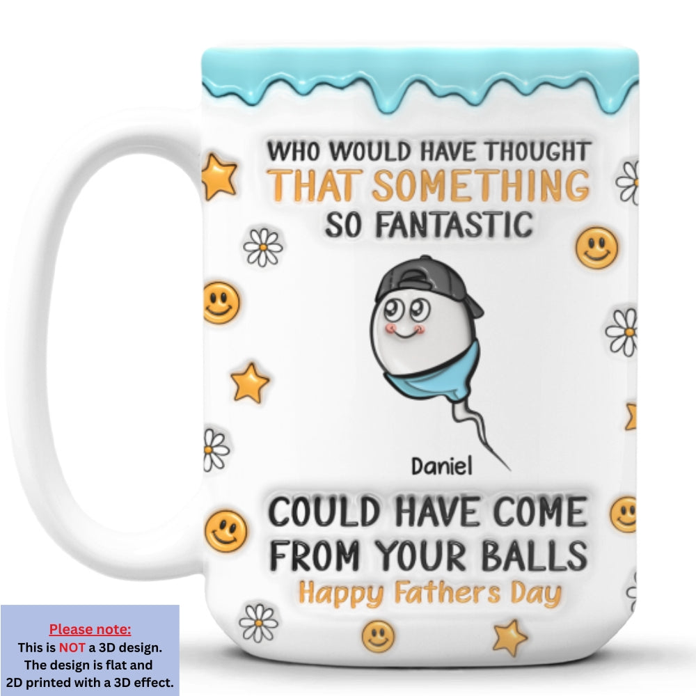 We All Came From There - Personalized Custom 3D Inflated Effect Mug