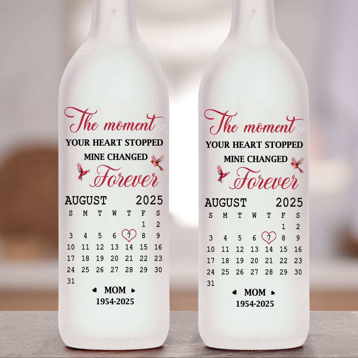 The Moment - Personalized Custom Bottle Lamp