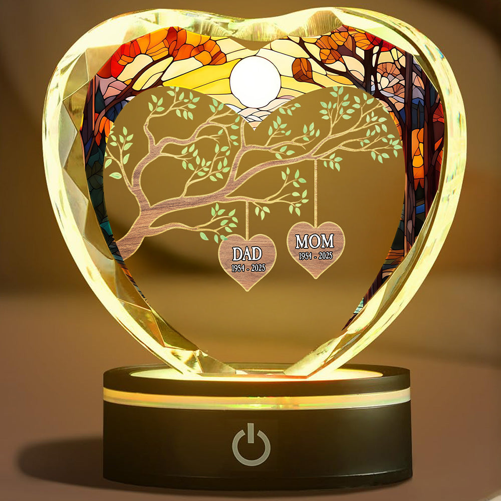 In Heaven - Personalized Custom Crystal Led Light