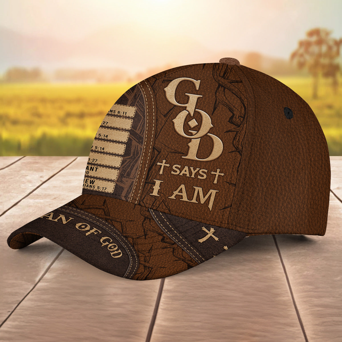 God Says I Am - Personalized Custom Classic Cap