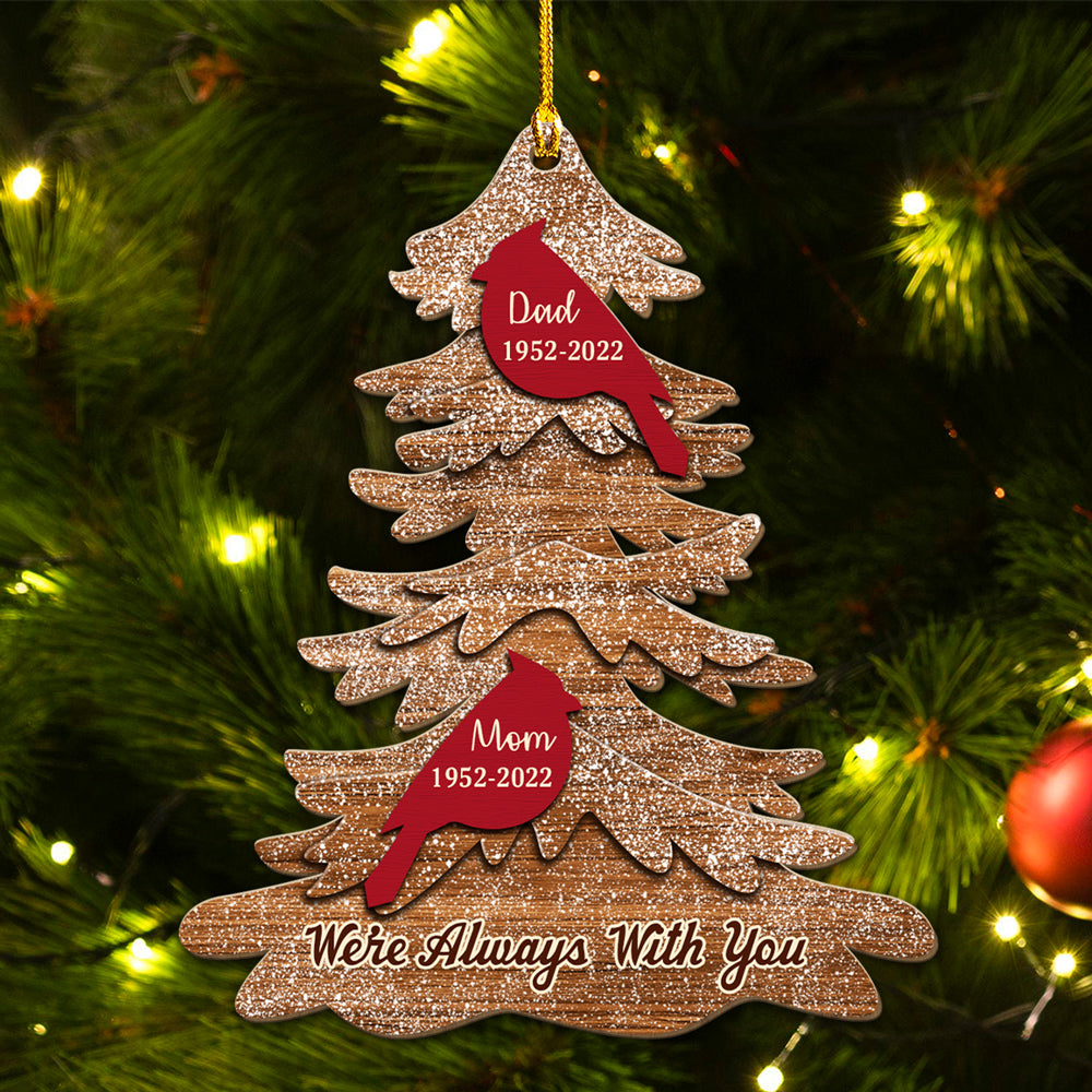 In Loving Memory - Personalized Custom Wood Ornament
