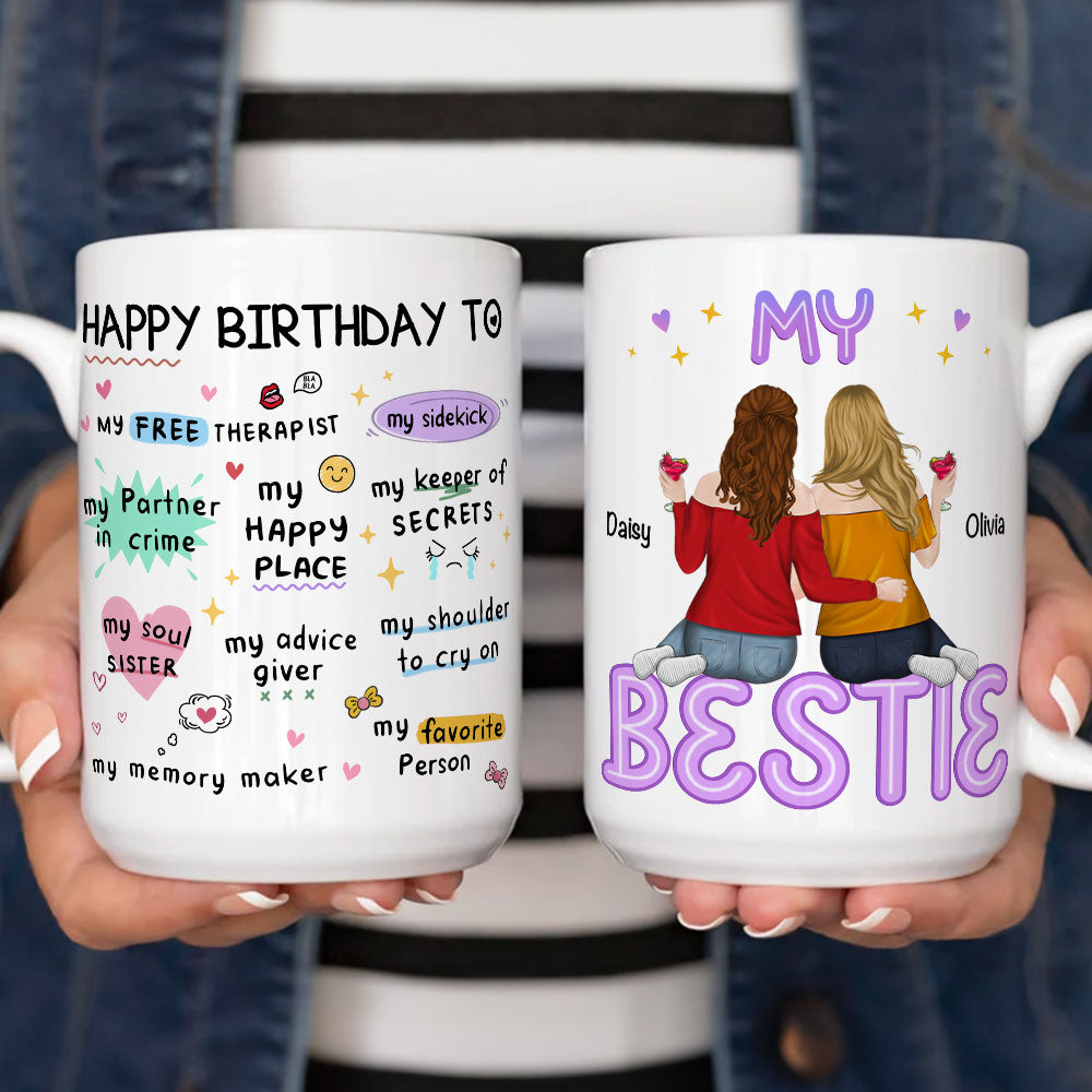 Wishing You A Fantastic Birthday - Personalized Custom Coffee Mug