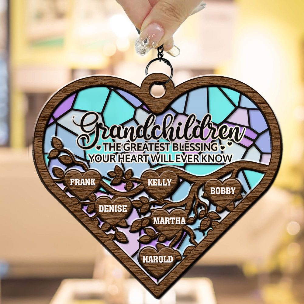 The Greatest Blessing - Personalized Custom Suncatcher