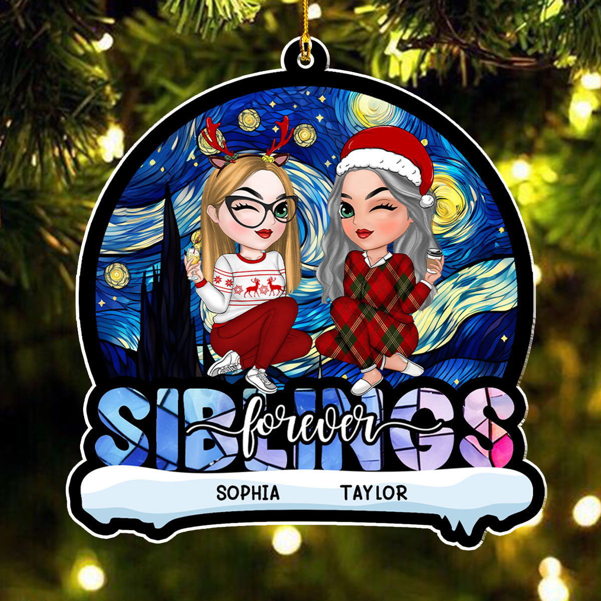 Together Forever - Personalized Custom Acrylic Ornament