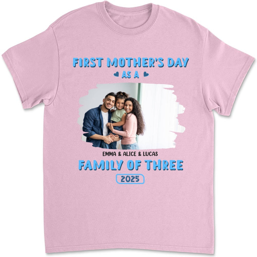 First Mother Day Photo - Personalized Custom Shirt