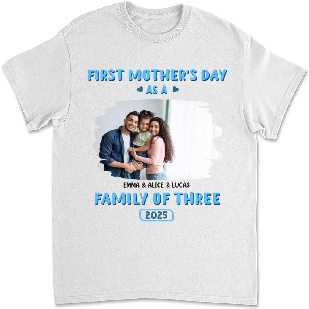 First Mother Day Photo - Personalized Custom Shirt