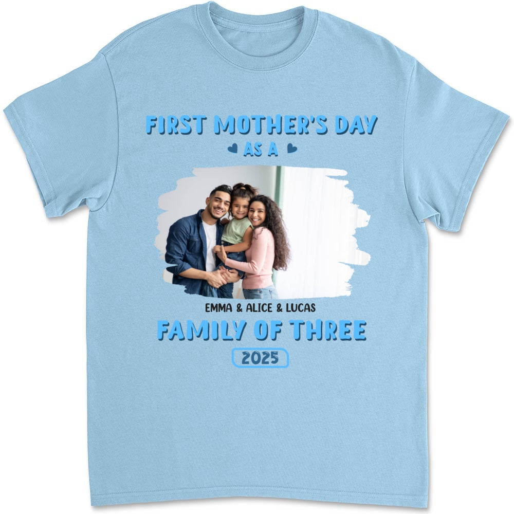 First Mother Day Photo - Personalized Custom Shirt
