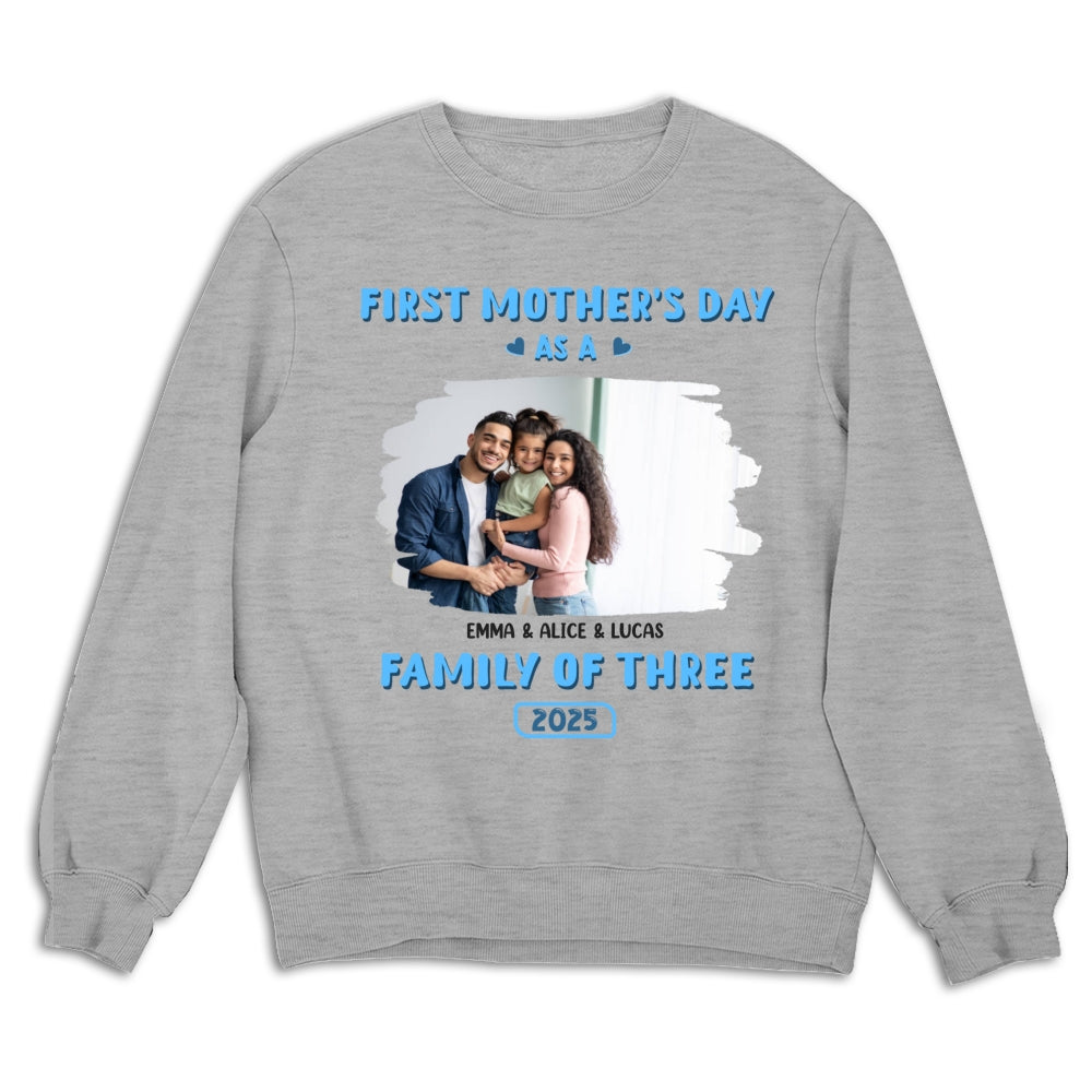 First Mother Day Photo - Personalized Custom Shirt