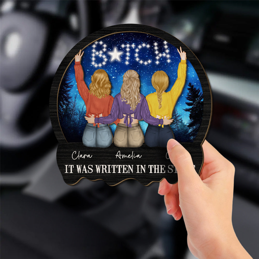 Forever Written In The Stars - Personalized Custom Car Visor Clip