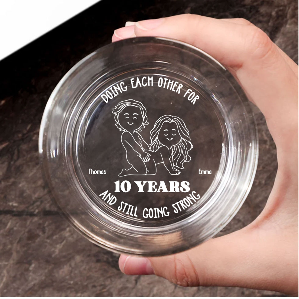 Doing Each Other - Personalized Custom Engraved Whiskey Glass