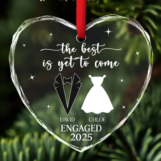 Yet To Come - Personalized Custom Glass Ornament