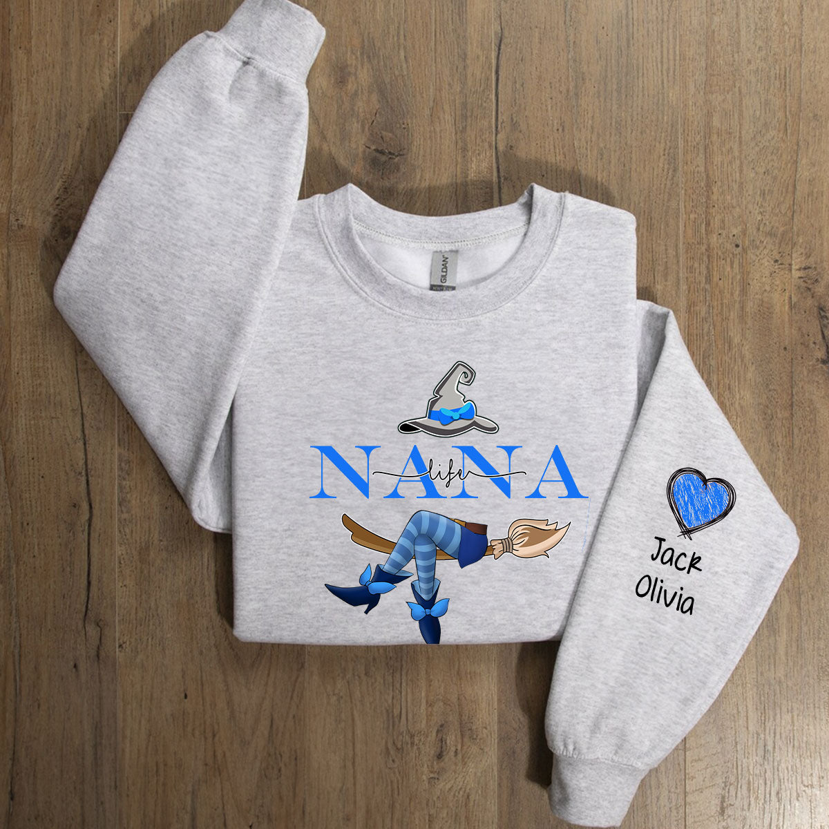Grandma Life Witch Sweatshirt - Personalized Custom Sweatshirt