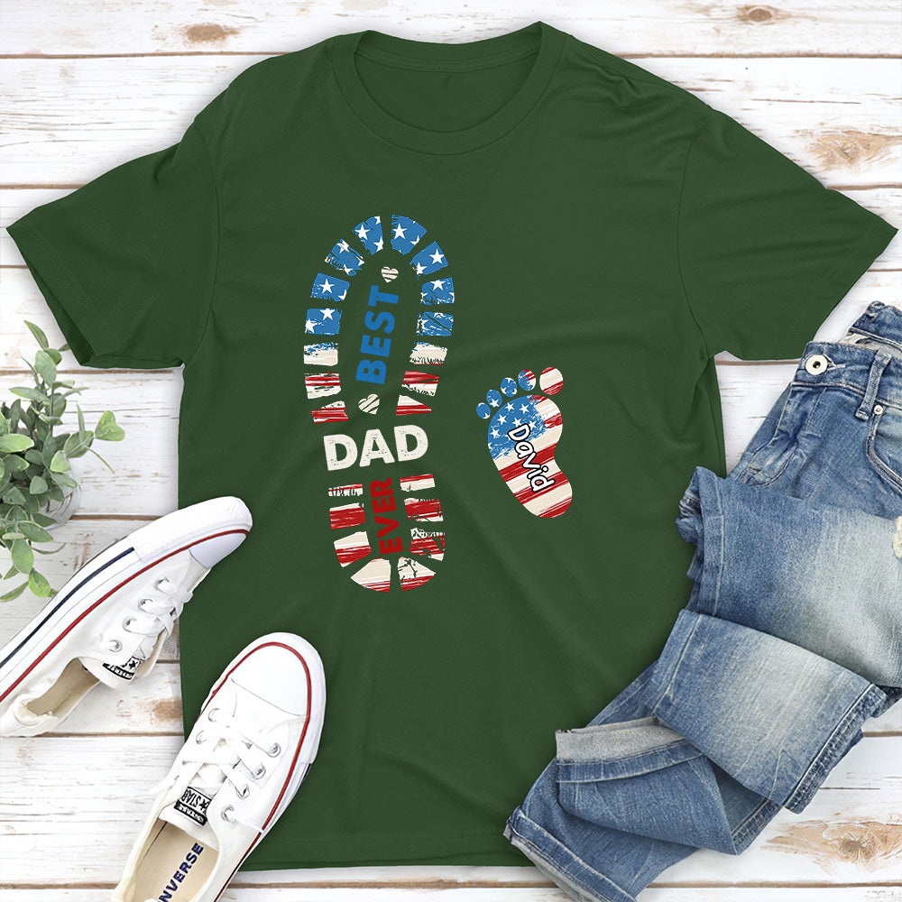 Best Dad Ever 2 - Personalized Custom Shirt
