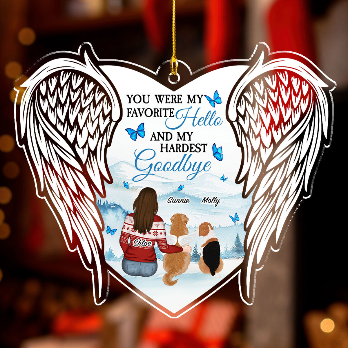 I Have You In My Heart - Personalized Custom Acrylic Ornament