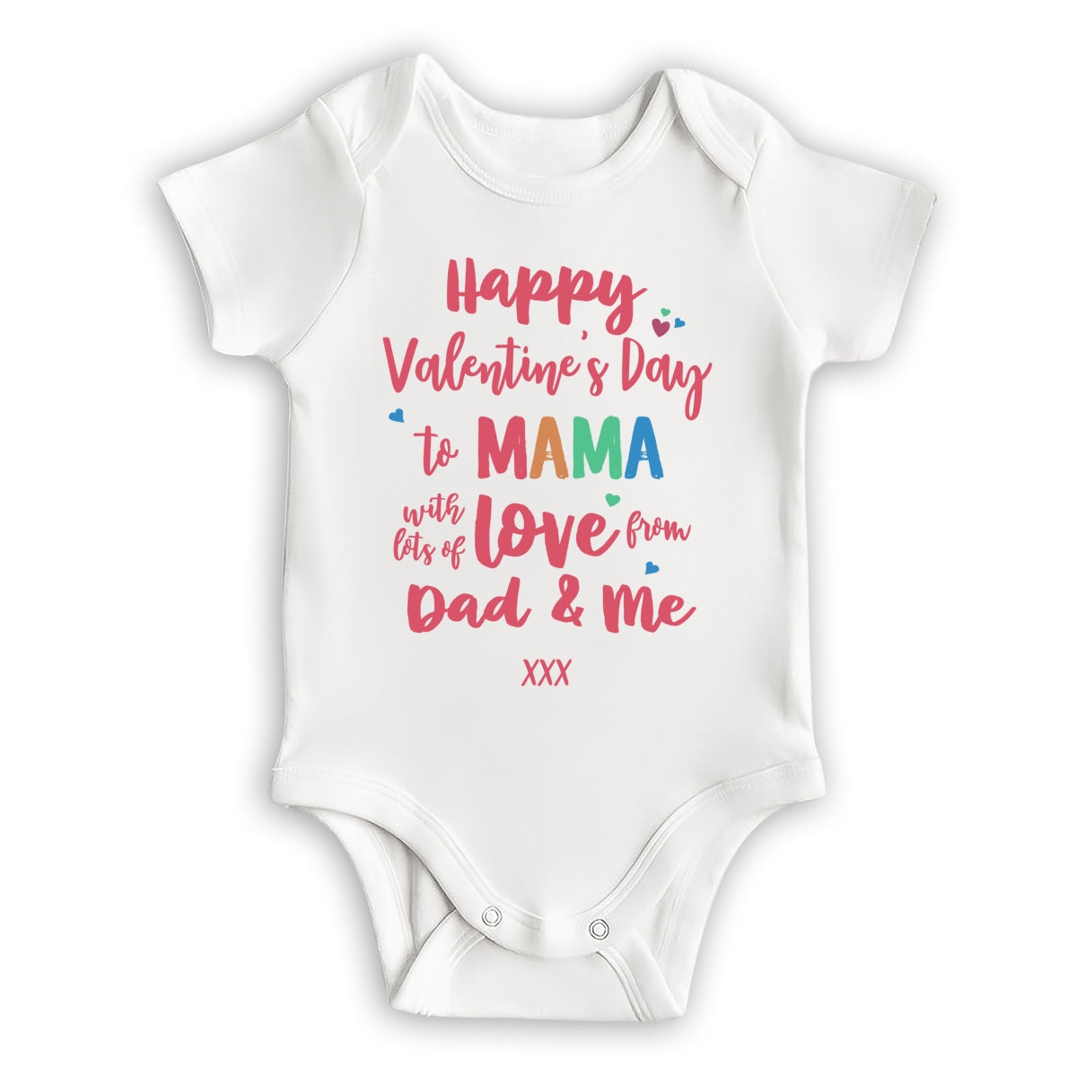 Happy Valentine's Day To The Mommy - Personalized Custom Baby Onesie
