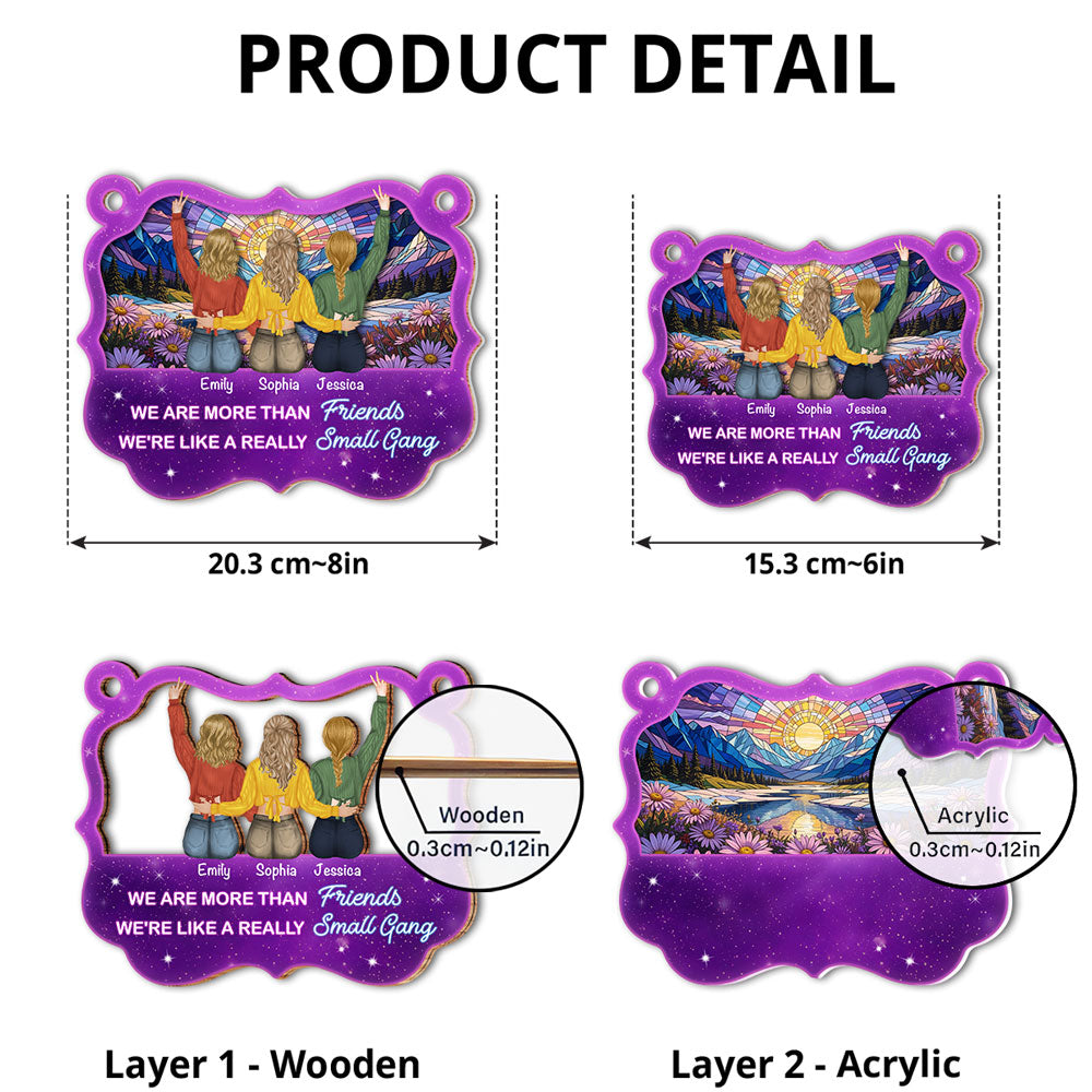 Small Gang - Personalized Custom Suncatcher