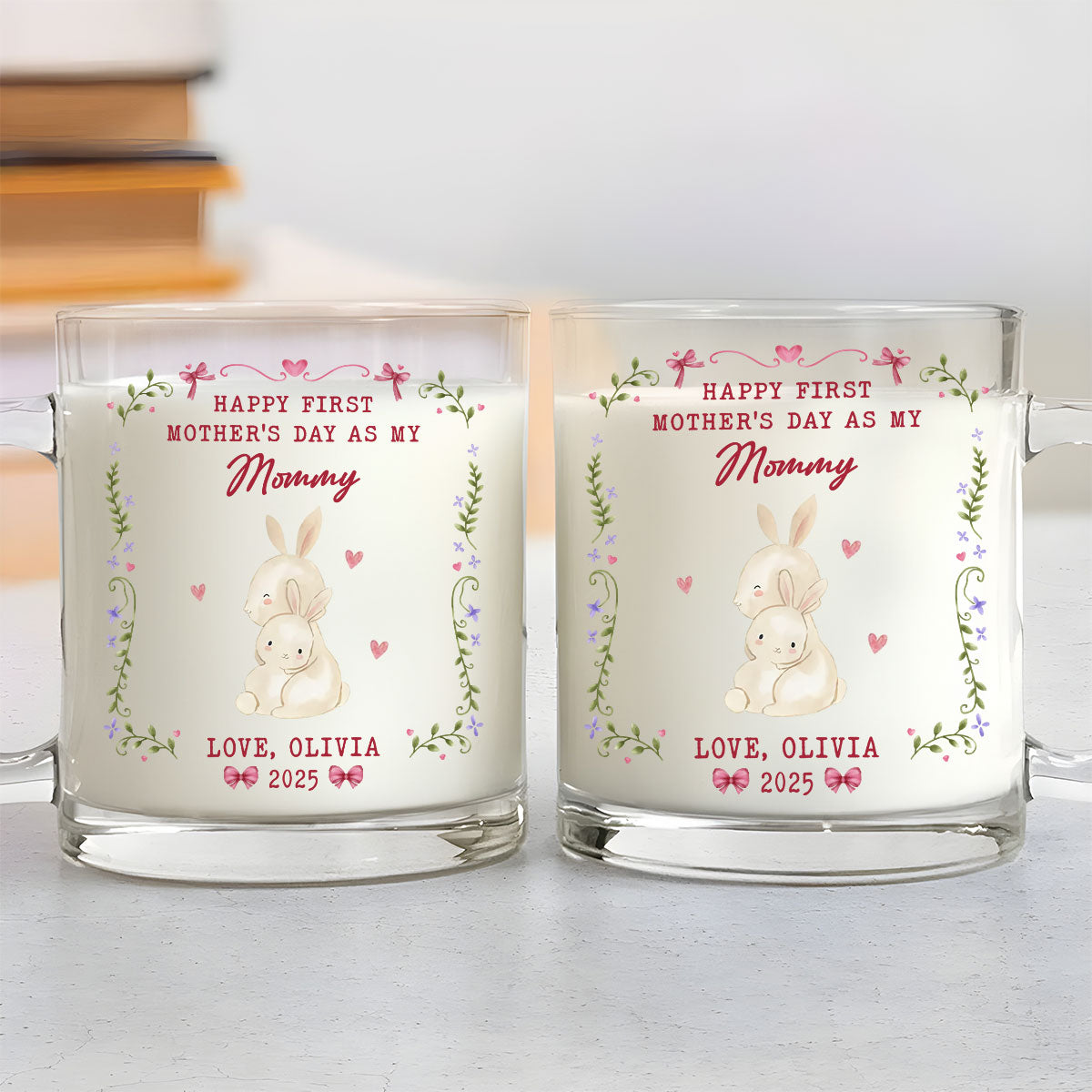Special Day For Mommy - Personalized Custom Glass Mug