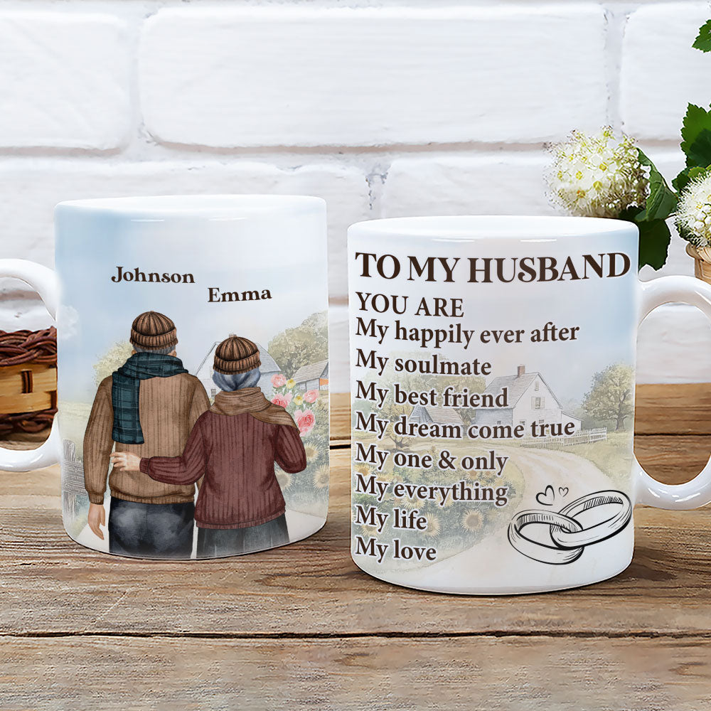 My Life And My Love - Personalized Custom Coffee Mug