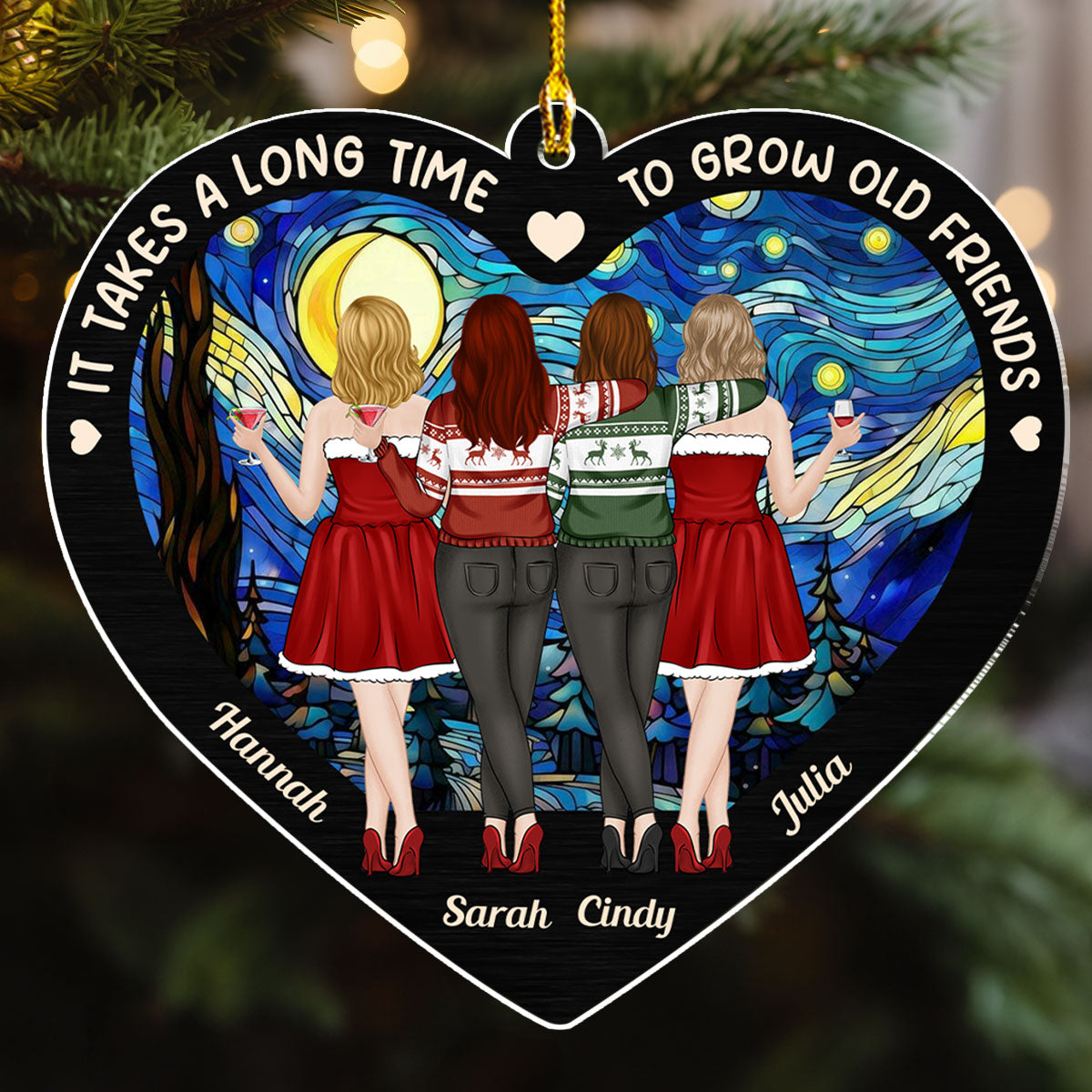 It Takes A Long Time To Grow - Personalized Custom Acrylic Ornament