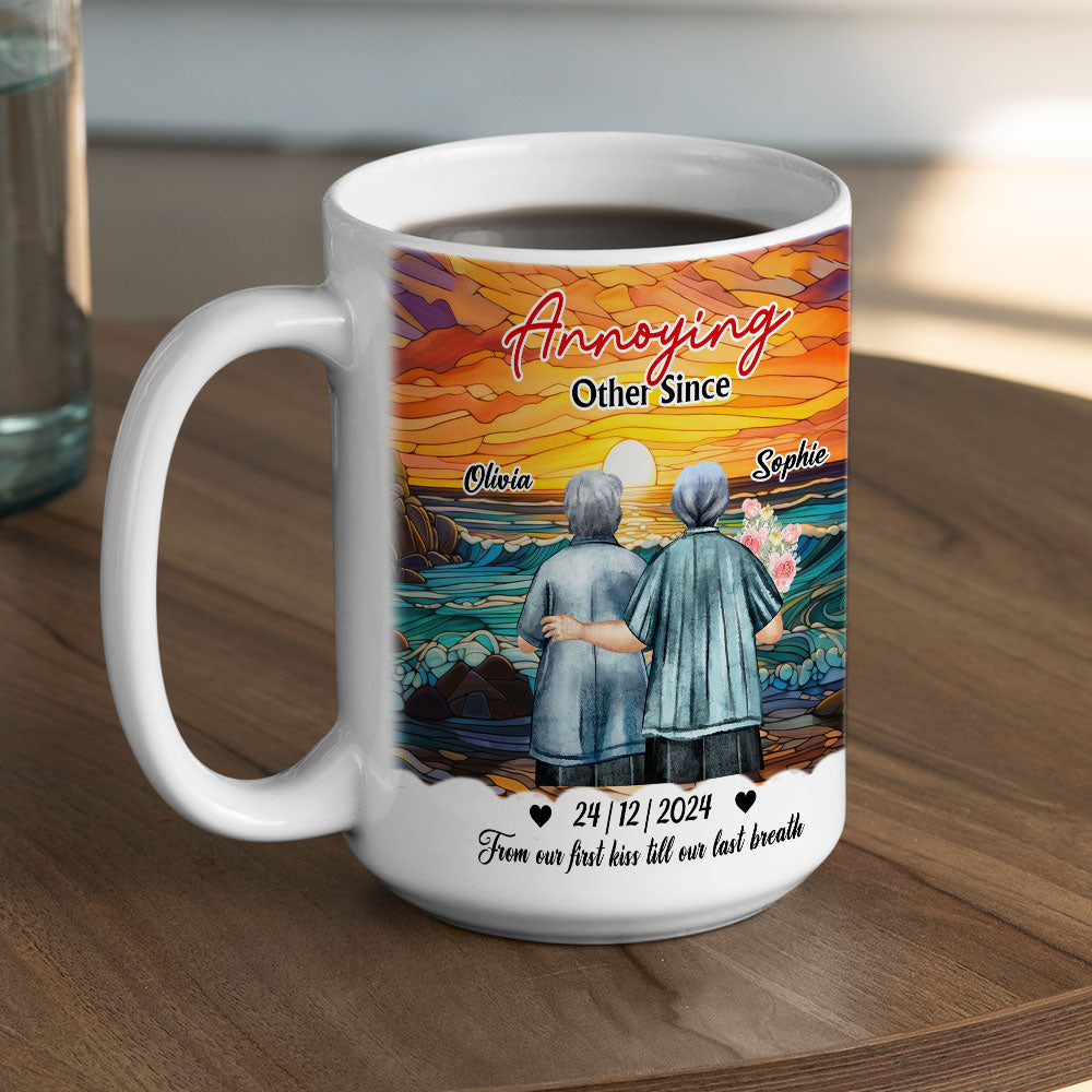 From Our First Kiss - Personalized Custom Coffee Mug