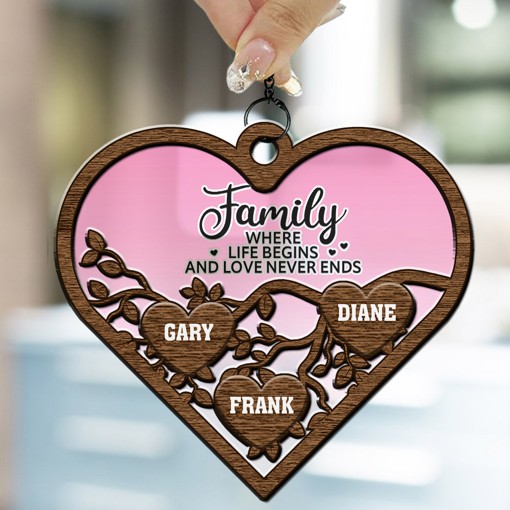 The Greatest Blessing - Personalized Custom Suncatcher