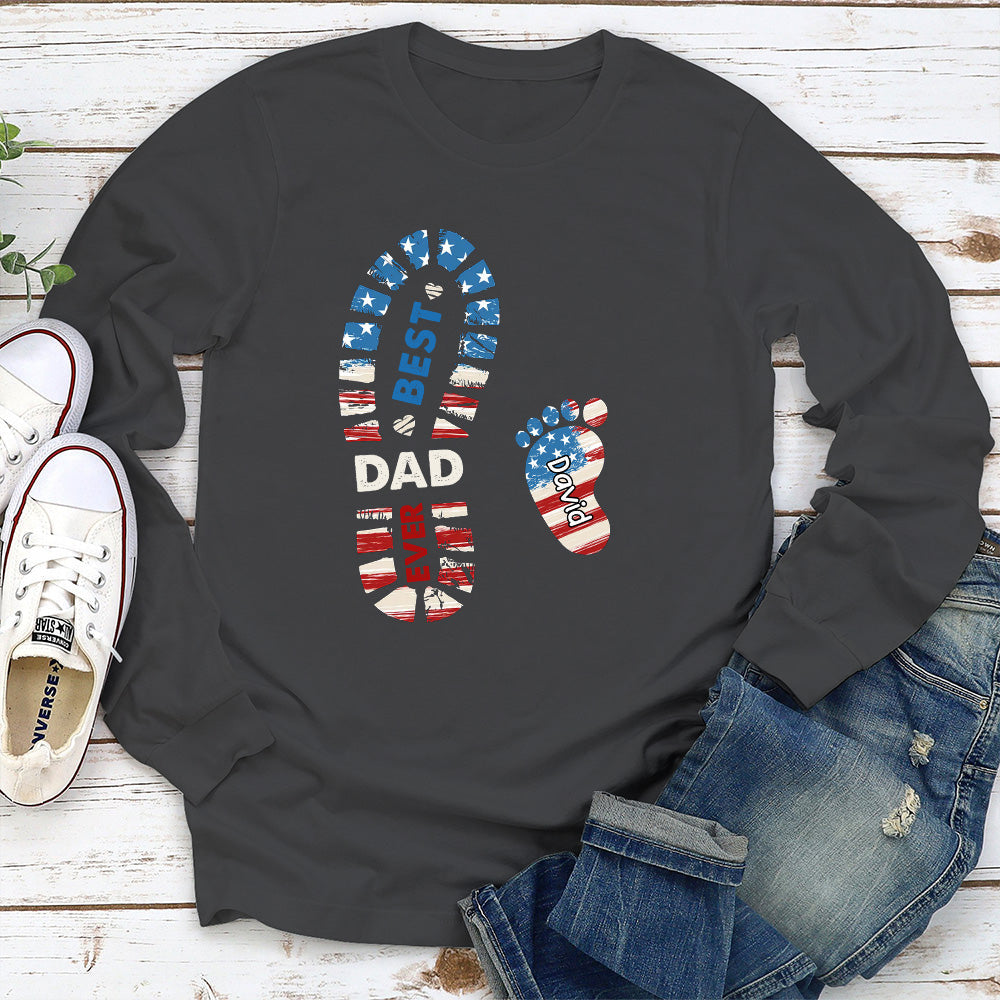 Best Dad Ever 2 - Personalized Custom Shirt