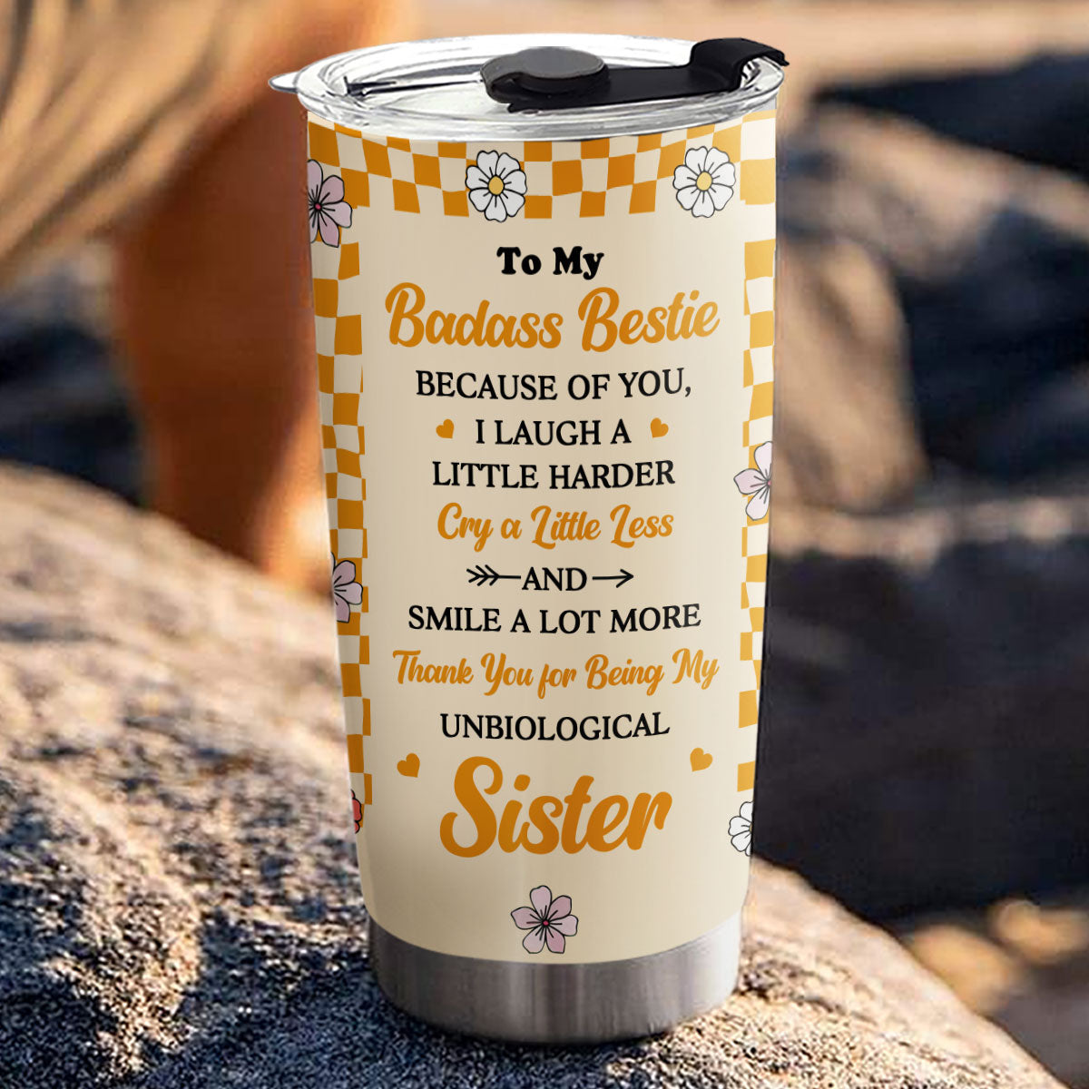 You Are Badass Bestie - Personalized Custom Tumbler