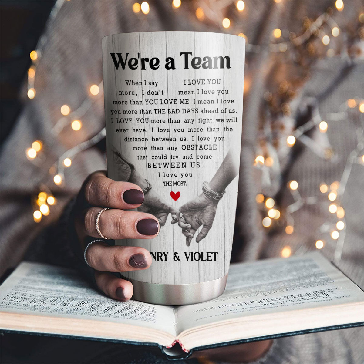 Love You The Most - Personalized Custom Tumbler