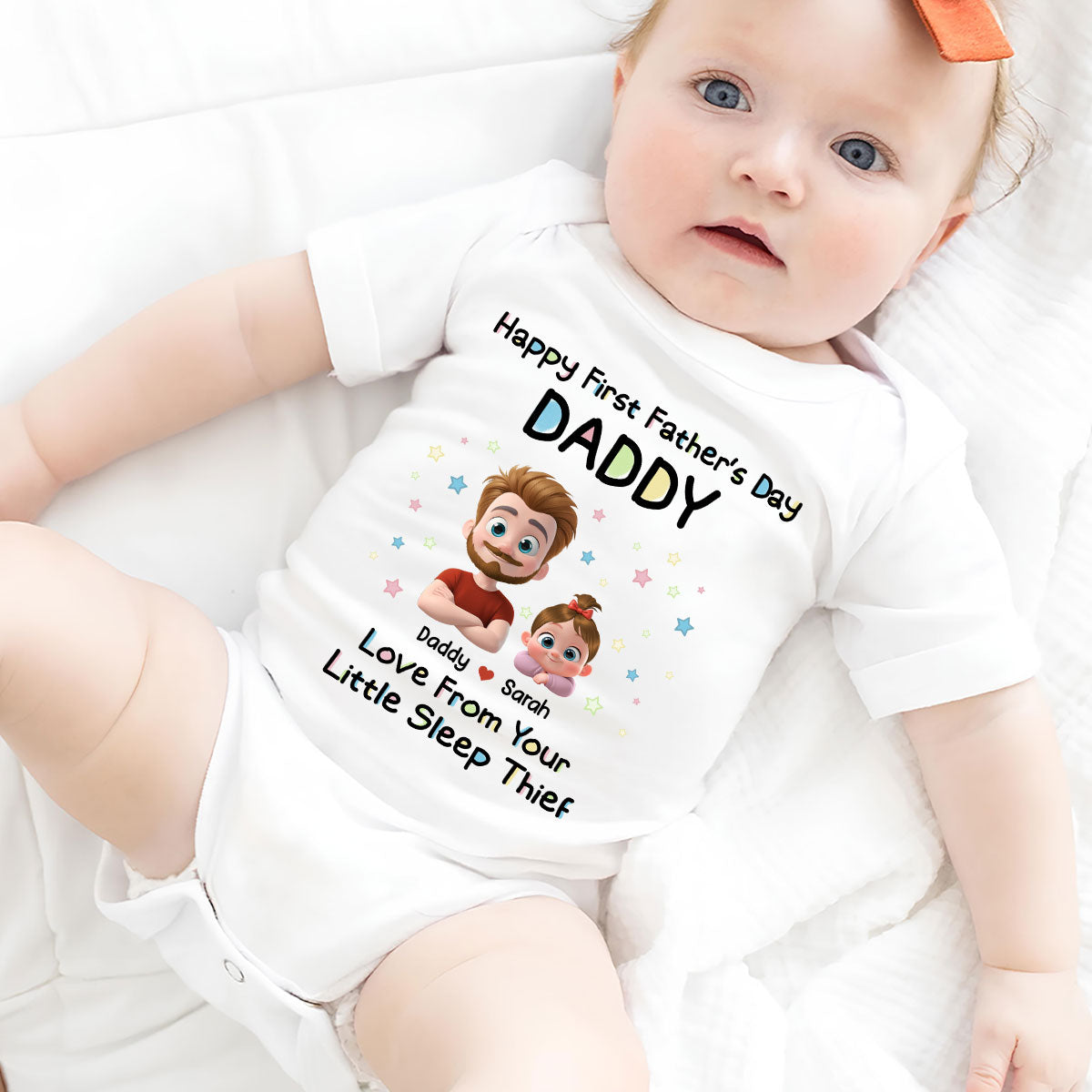 Little Sleep Thief - Personalized Custom Baby Onesie