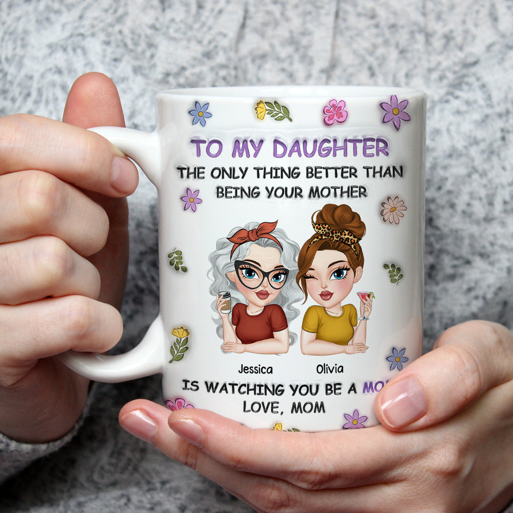 A Love Of Mother - Personalized Custom 3D Inflated Effect Mug