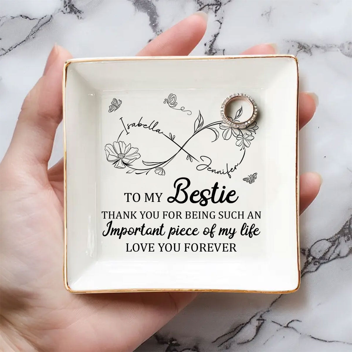An Important Piece -  Personalized Custom Jewelry Dish
