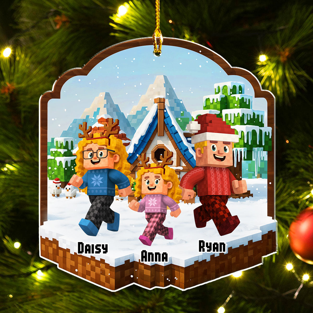 In The Jungle - Personalized Custom Acrylic Ornament