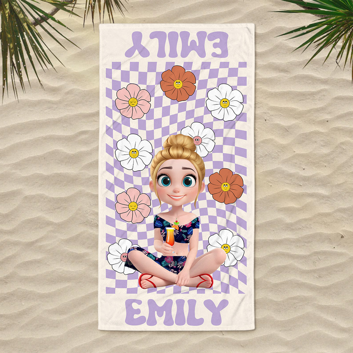 Best Trip Ever - Personalized Custom Beach Towel