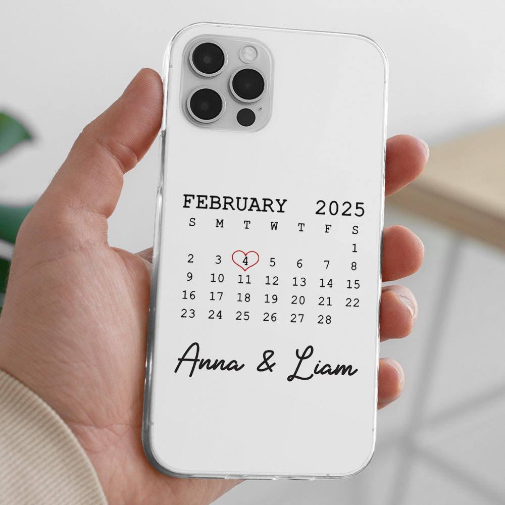 Save The Date Forever - Personalized Custom Phone Case