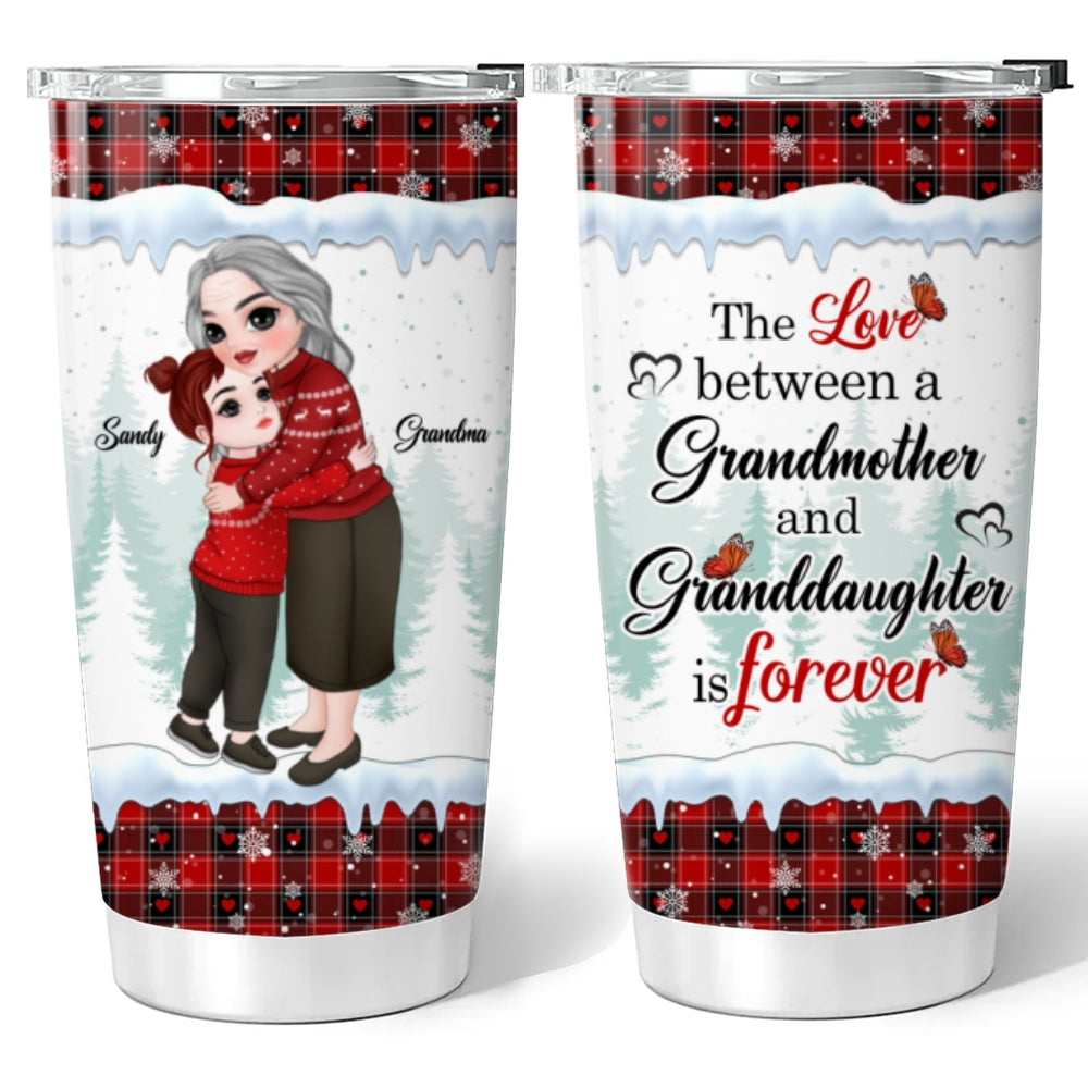Grandma And Granddaughter - Personalized Custom Tumbler