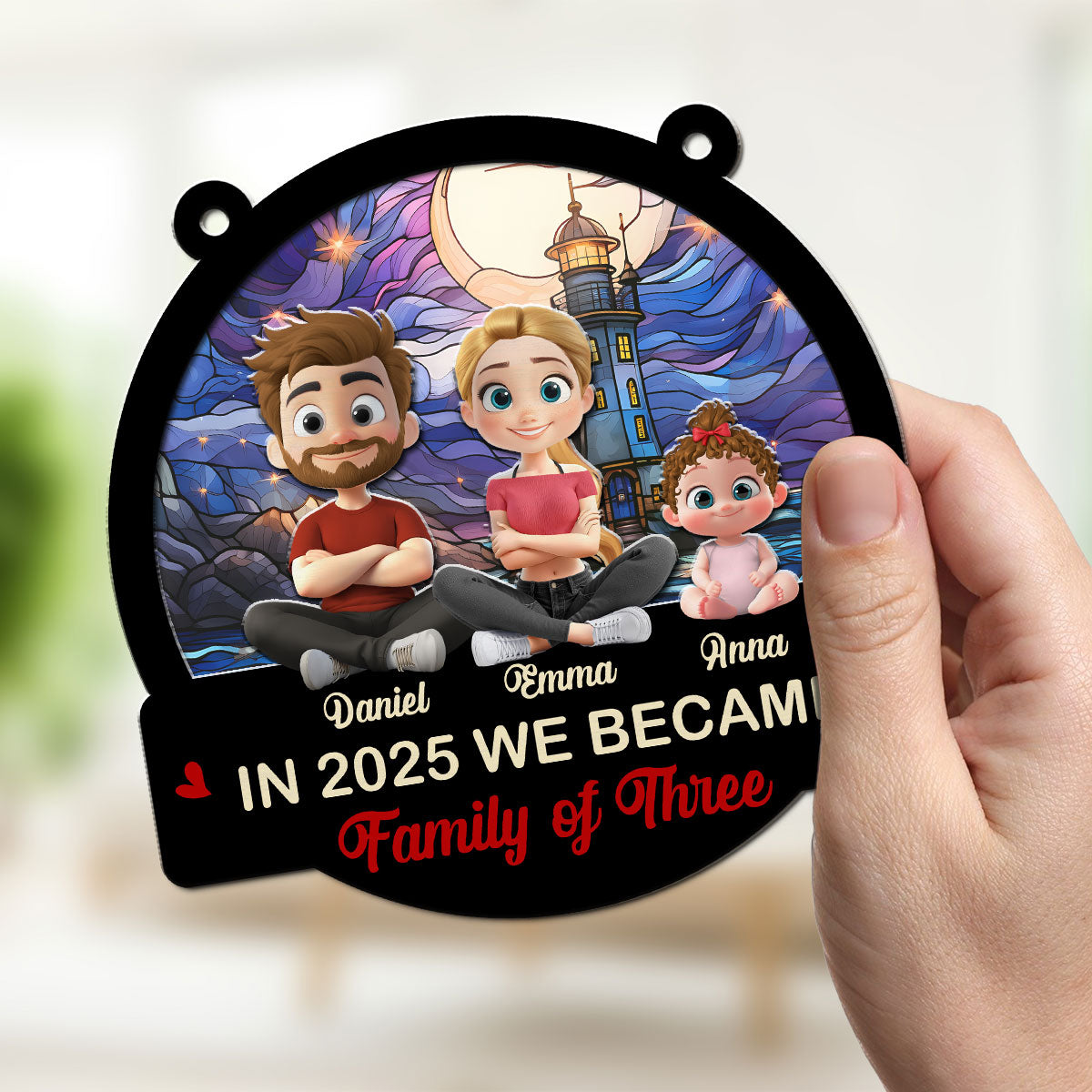 A New Chapter Begins 2025 - Personalized Custom Suncatcher