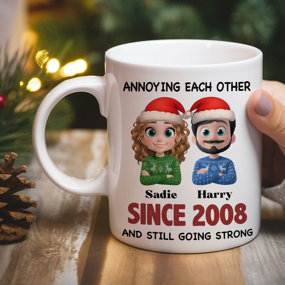 Love Forever Christmas Ver - Personalized Custom Coffee Mug