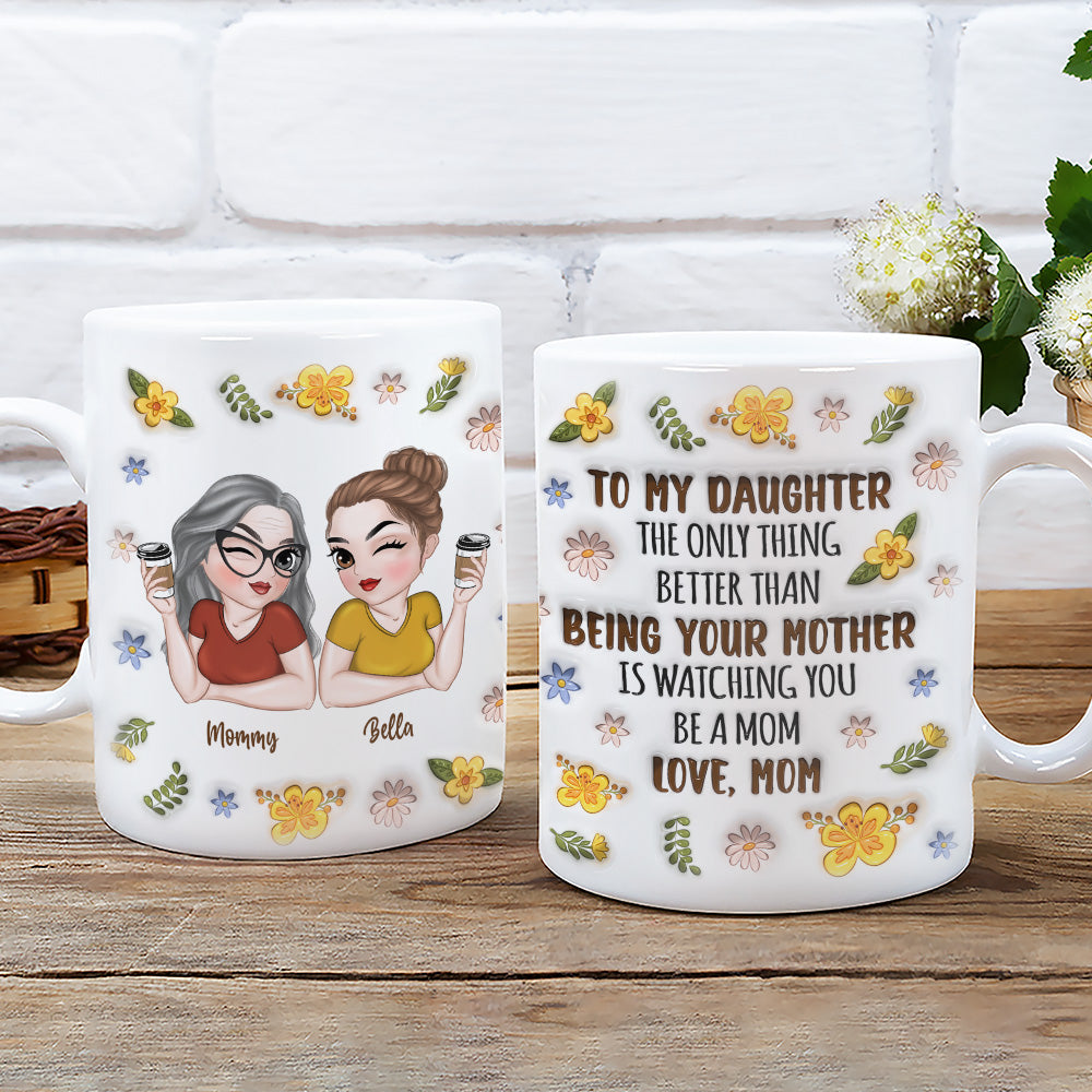 Watching You - Personalized Custom 3D Inflated Effect Mug