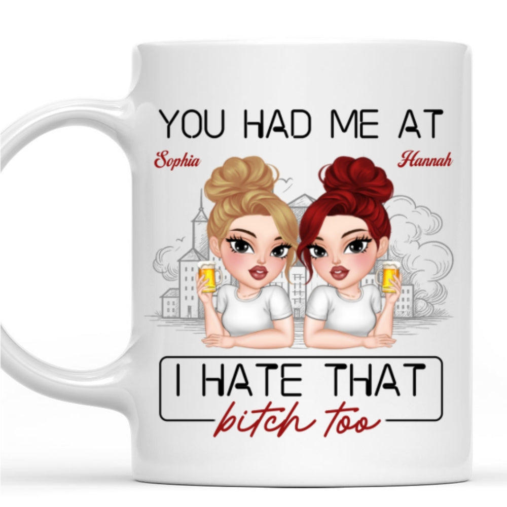 Haters Make The Best Friends - Personalized Custom Coffee Mug