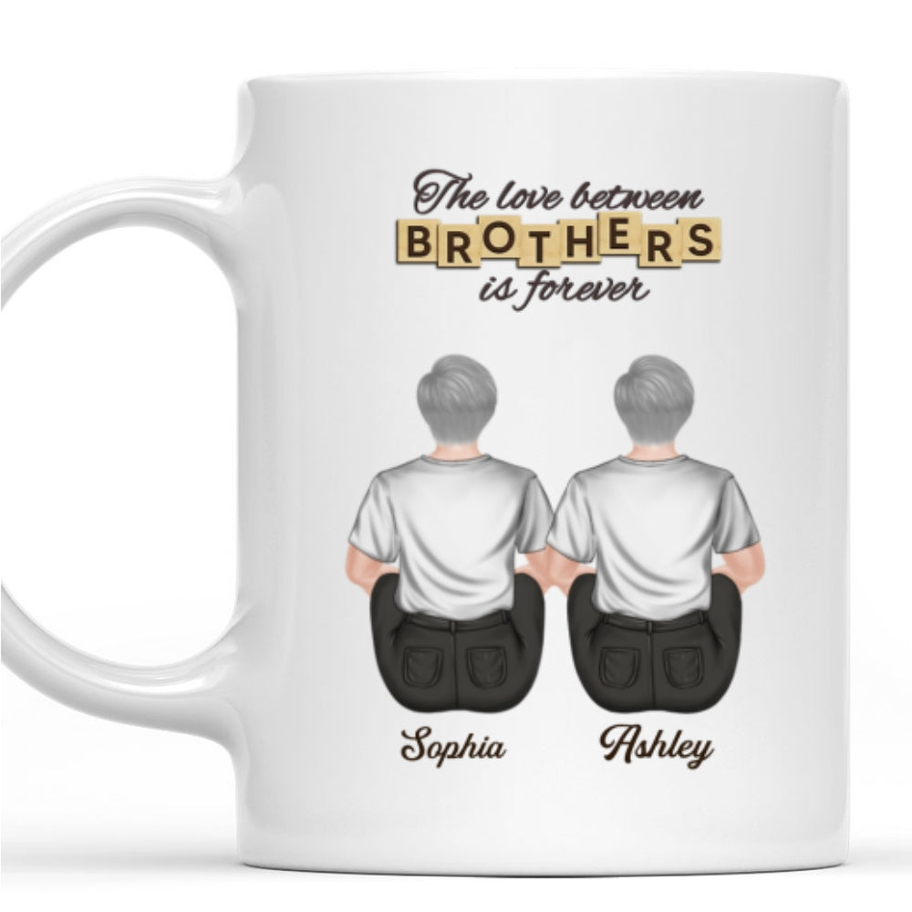The Love Between Brothers And Sister - Personalized Custom Coffee Mug
