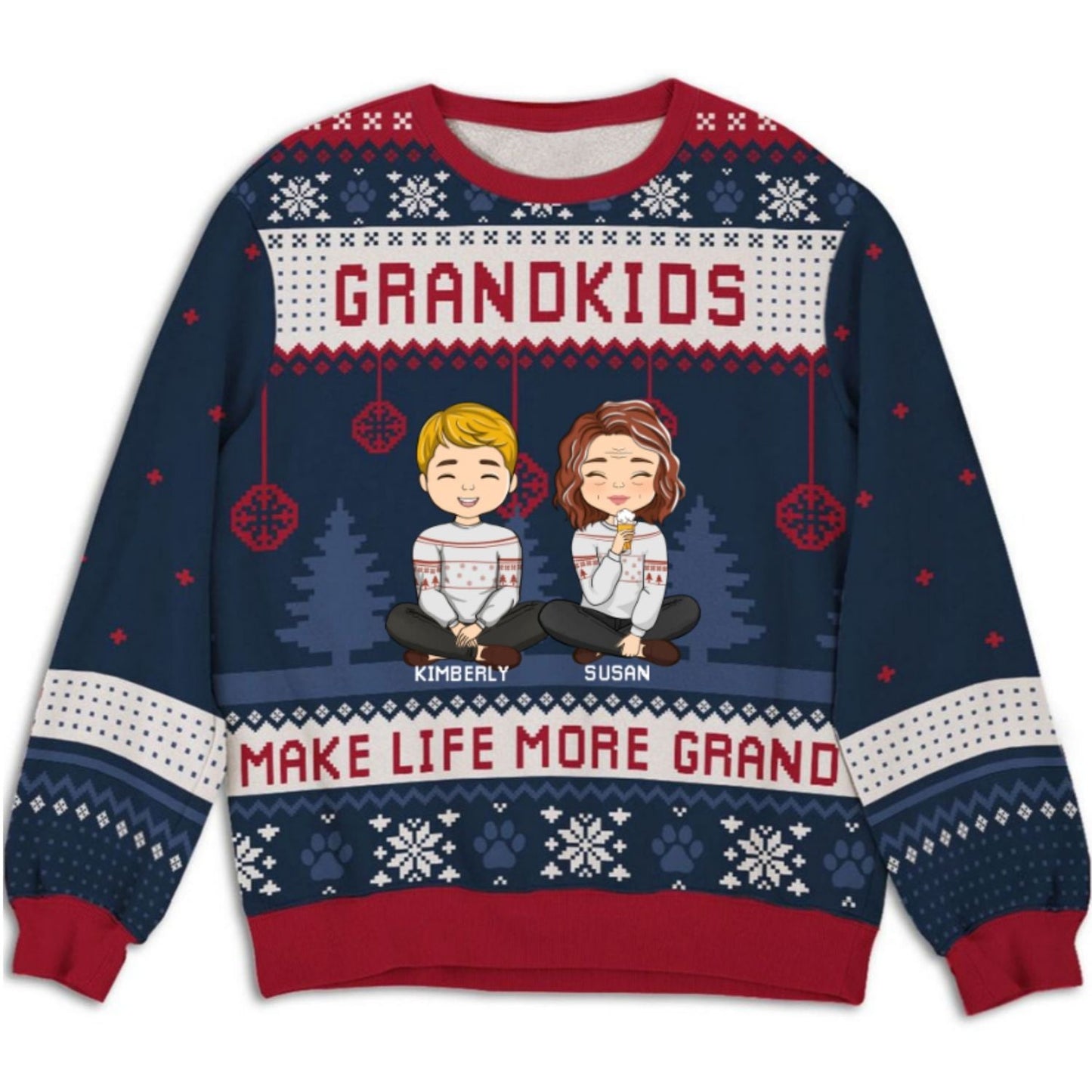 Christmas Crew - Personalized Custom All-Over-Print Sweatshirt