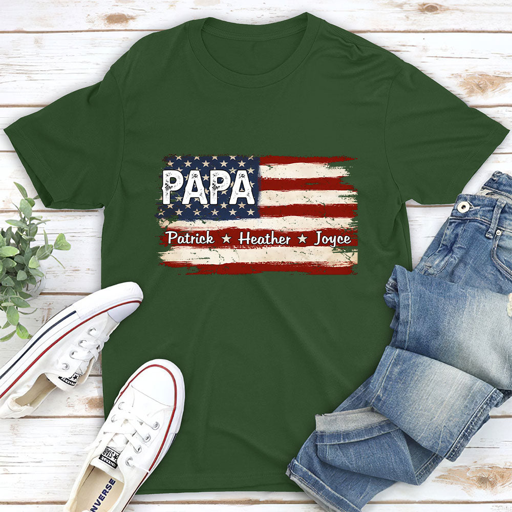Proud To Be American Version 2 - Personalized Custom Shirt