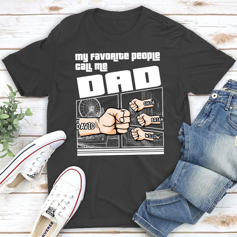 Best Grandpa Ever - Personalized Custom Shirt