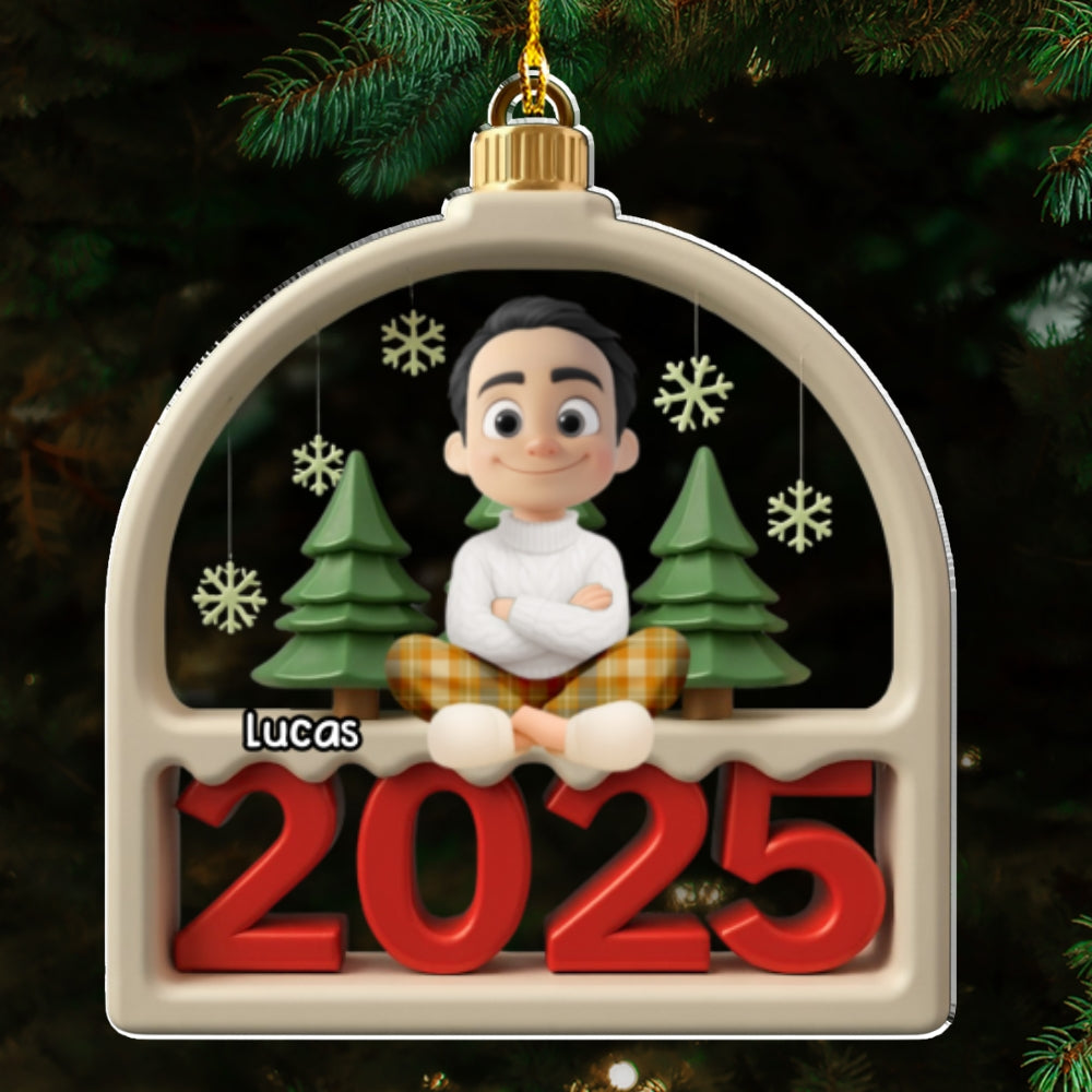 Family Furry And Paws General Version - Personalized Custom Acrylic Ornament