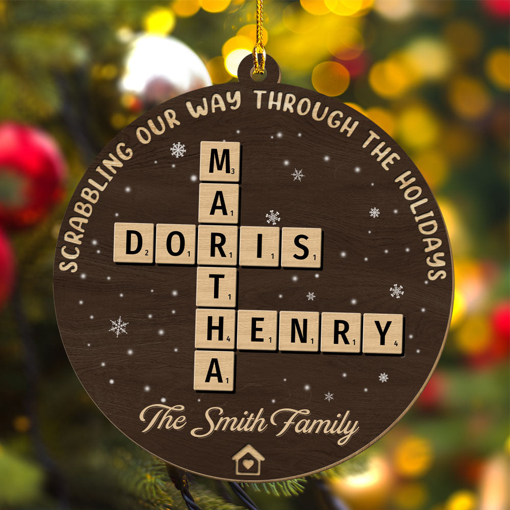 The Best Part Of Christmas - Personalized Custom Wood Ornament