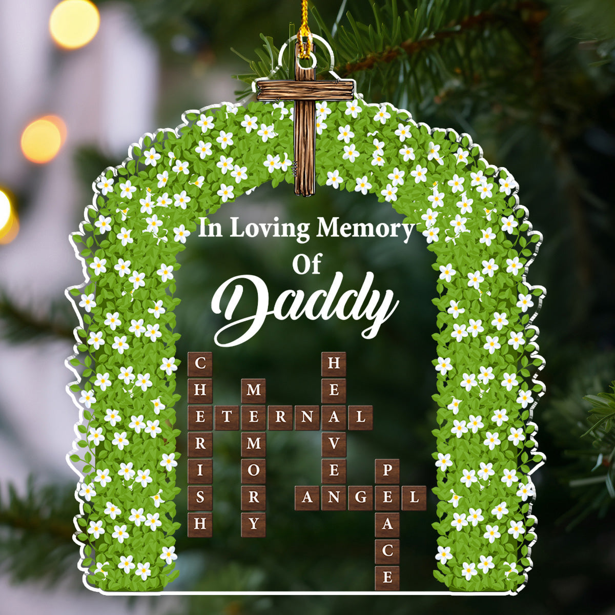 In Loving Memory Forever - Personalized Custom Acrylic Ornament