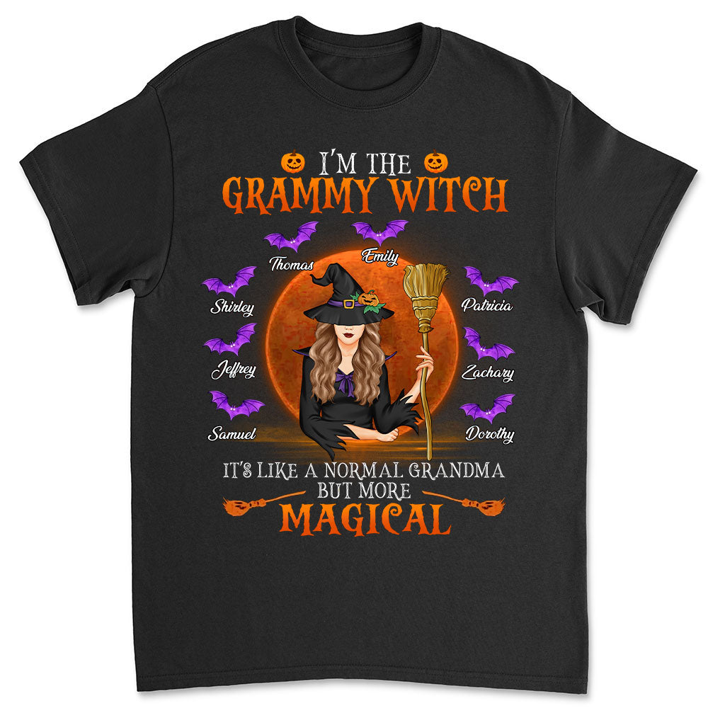 I Am A Grandma Witch - Personalized Custom Shirt